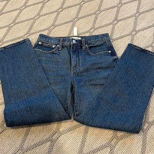 NWT Madewell 25P Classic Straight jeans
